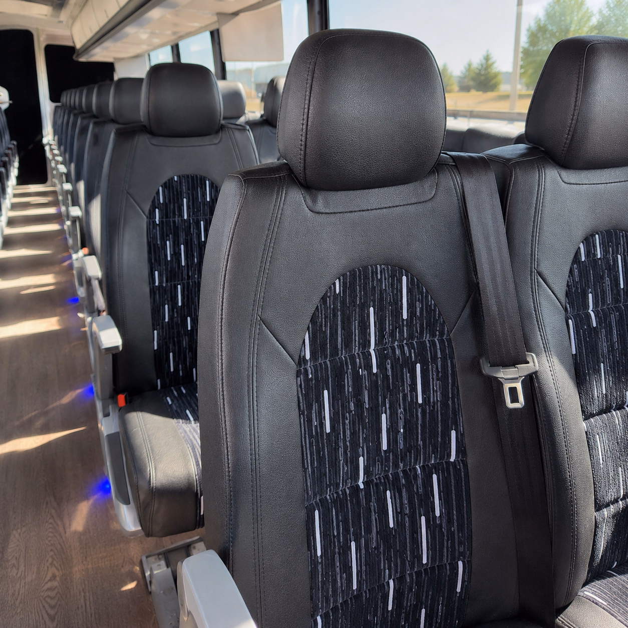 berkeley charter bus rental inside