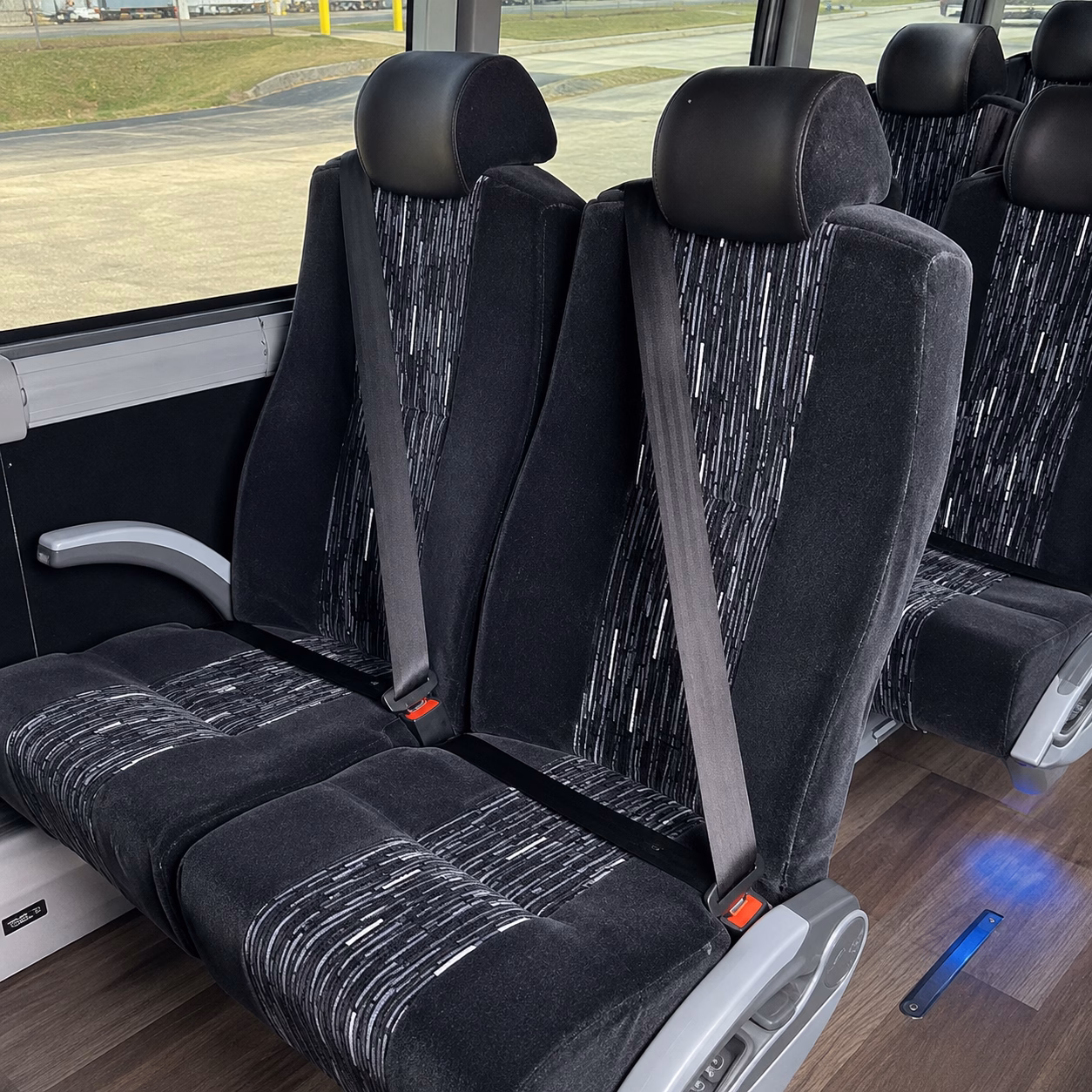 san mateo charter bus inside