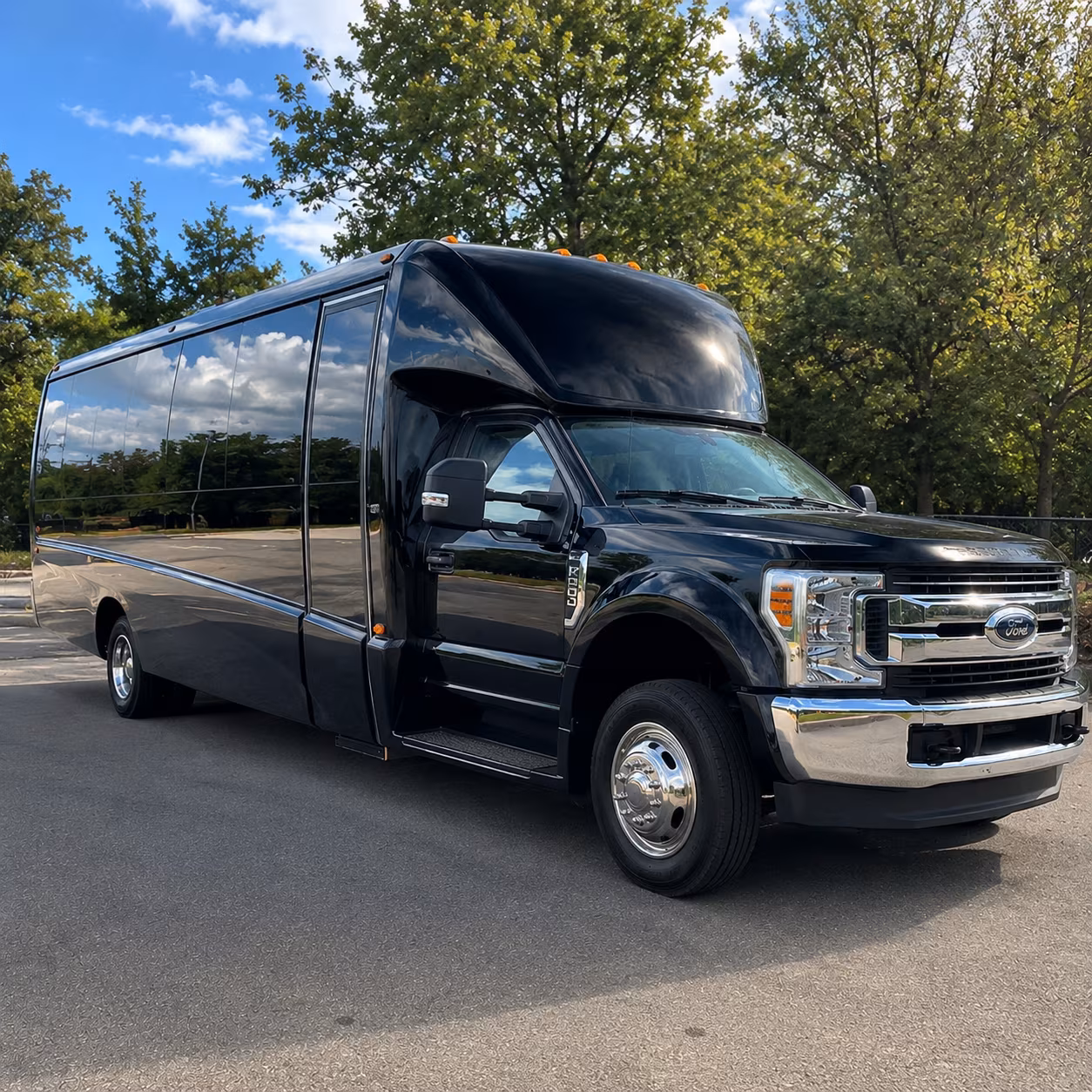 san mateo corporate event transportation onboard seating