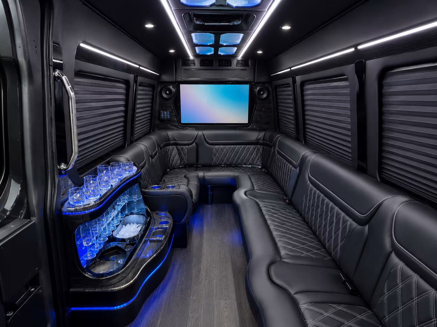 san mateo private event transportation onboard seating